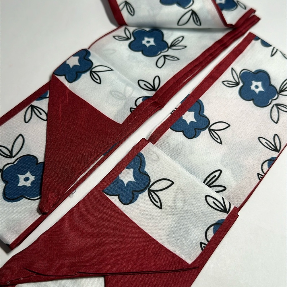 Two Thin Scarves / Hair Bands / Scarves
- #1020
